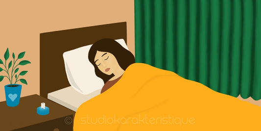 Burn-out illustratie Studio Karakteristique