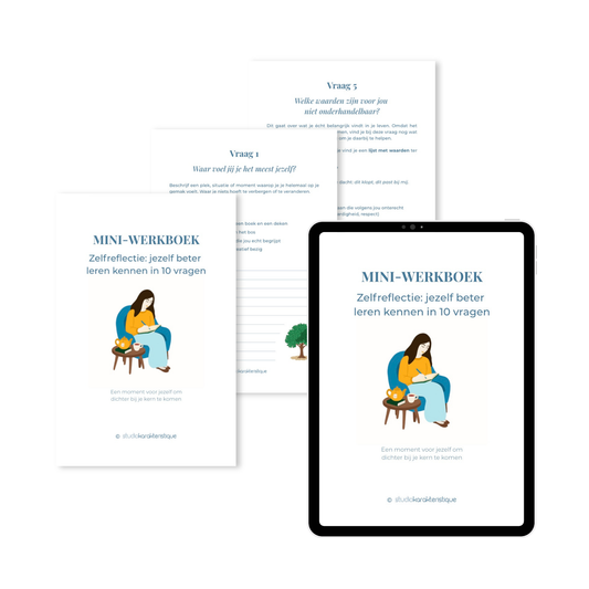 Digitaal mini-werkboek 'Zelfreflectie: jezelf beter leren kennen in 10 vragen'