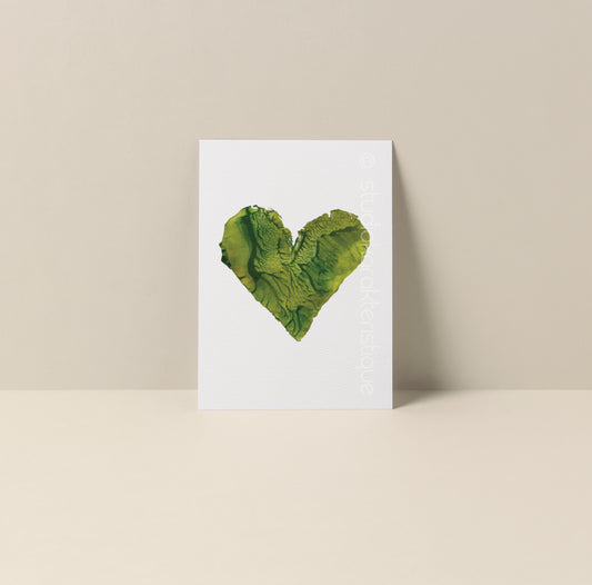 Groen hart - A5-print - Studio Karakteristique