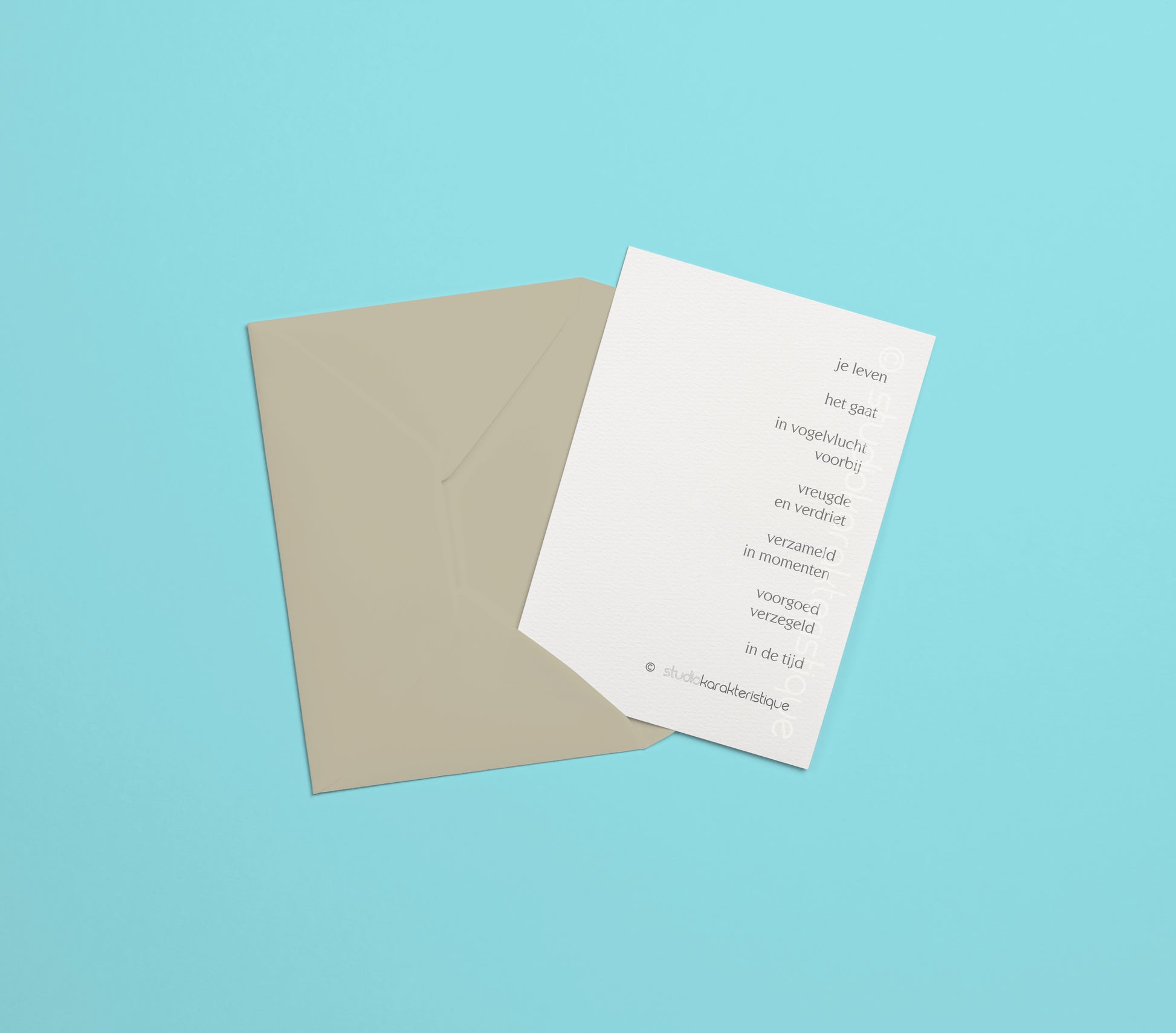Verzegeld - A5-print - met envelop - Studio Karakteristique